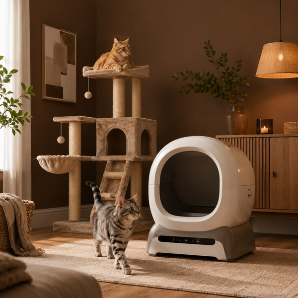 Cat Litter Boxes and Cat Trees