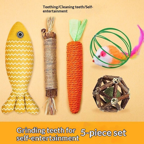 Pet Supplies Cat Toy Gift Set Interactive Play Collection