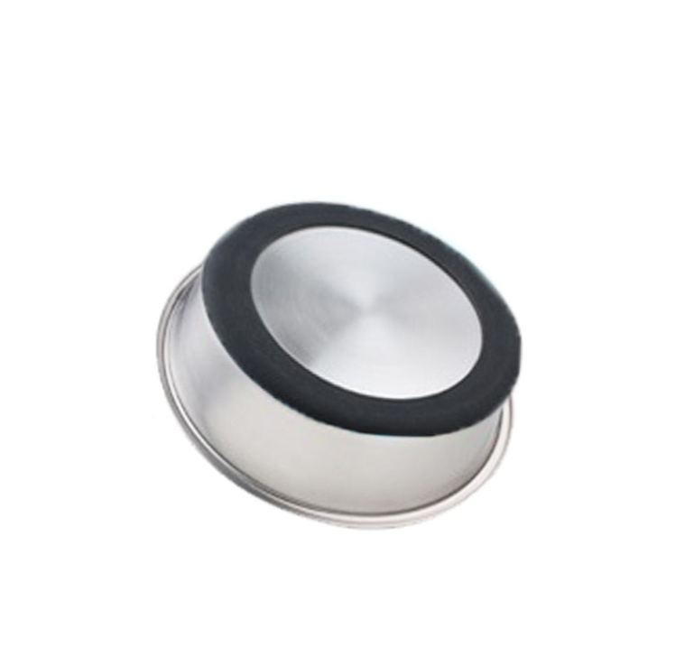 Silicone Stainless Steel Pet Feeding Water Bowl for Cats Dogs