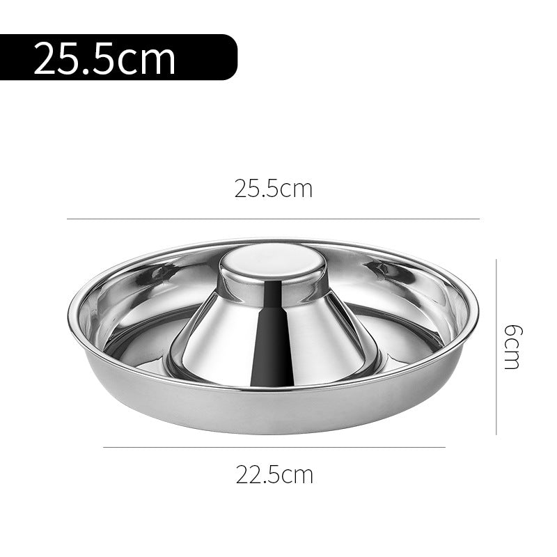 Stainless Steel Puppy Weaning Feeding Bowl Multi Pet Dish Set