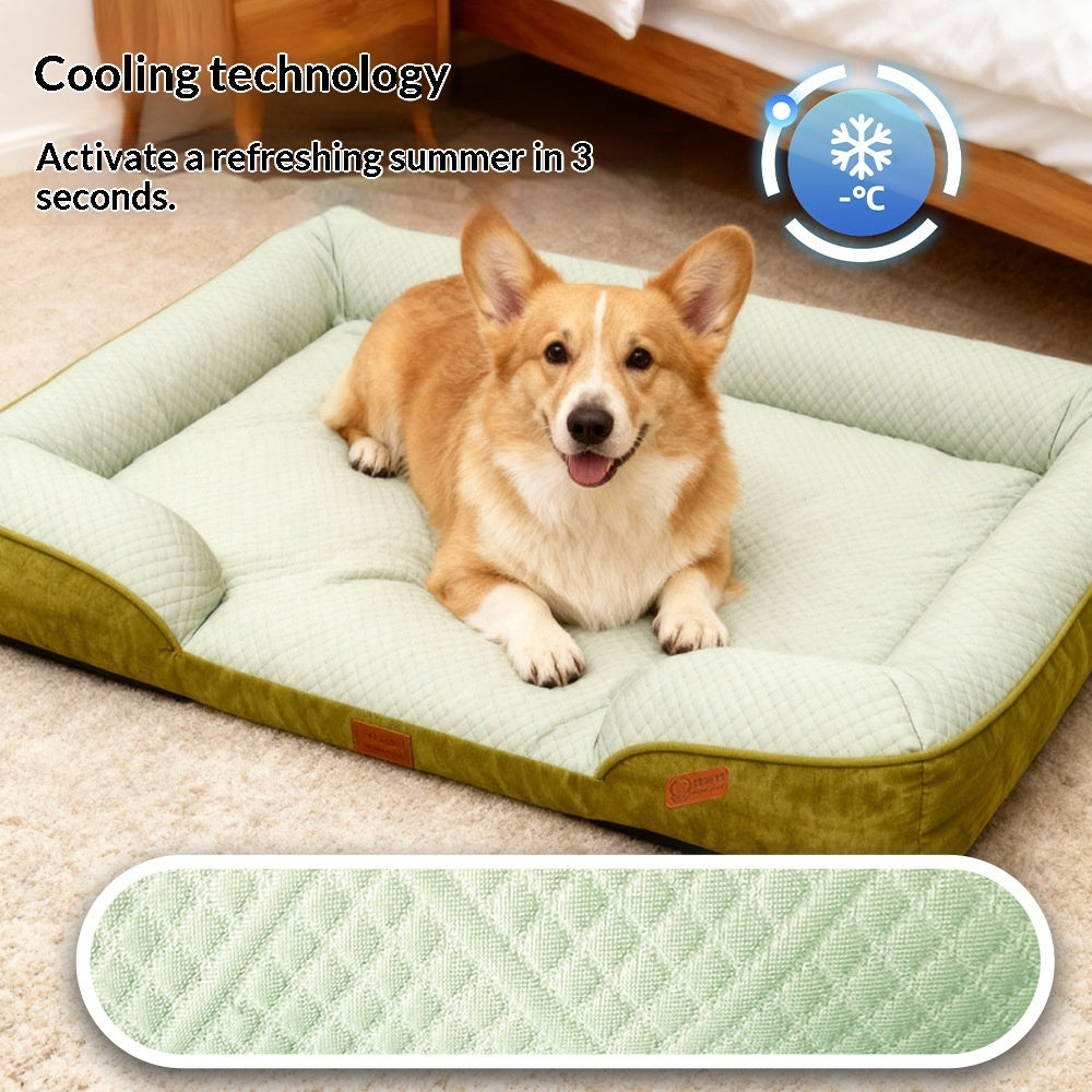 Summer Cooling Detachable Washable Dog Cat Sofa Bed