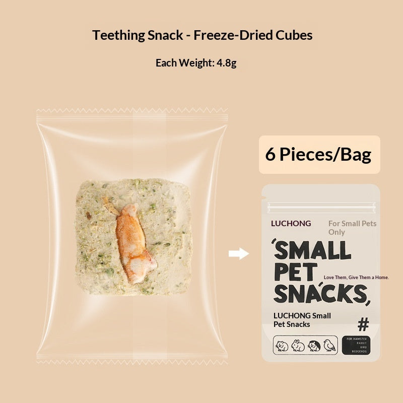Freeze-Dried Cranberry Rose Cat Treats Crunchy Biscuits Snacks