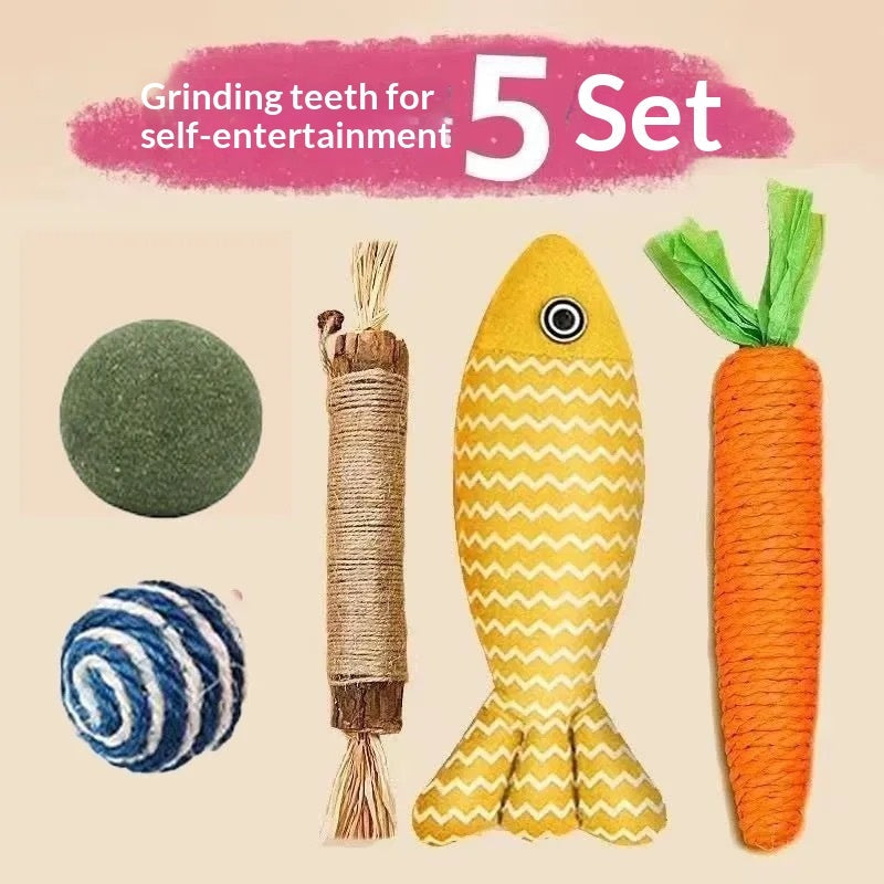 Pet Supplies Cat Toy Gift Set Interactive Play Collection