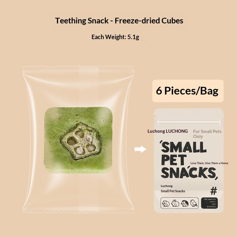 Freeze-Dried Cranberry Rose Cat Treats Crunchy Biscuits Snacks