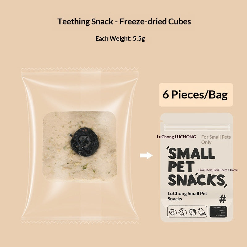 Freeze-Dried Cranberry Rose Cat Treats Crunchy Biscuits Snacks