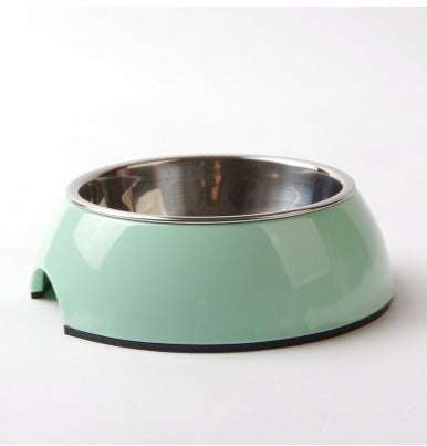 Stainless Steel Melamine Pet Feeding Bowl Tableware Set