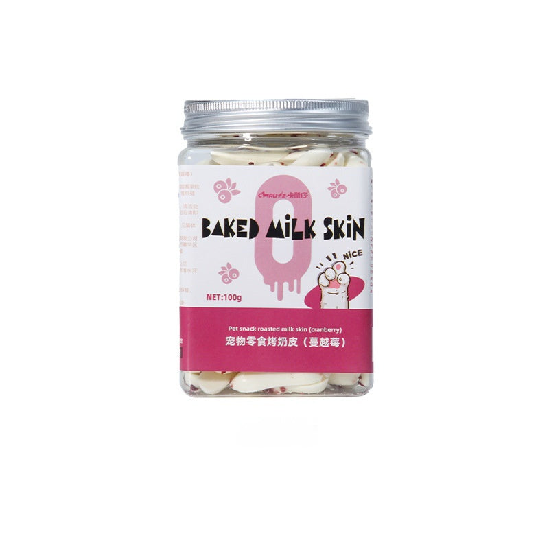Baked Yogurt Milk Cranberry Cheese Pet Treats Snacks
