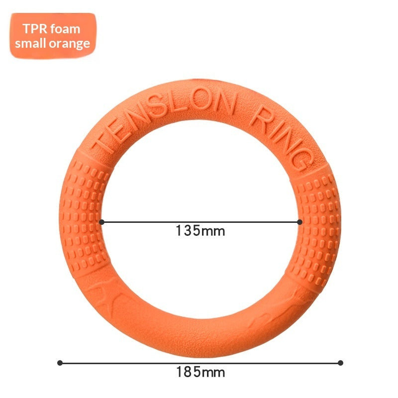 Bite Resistant Soft Pull Ring Flying Disc Dog Training Toy