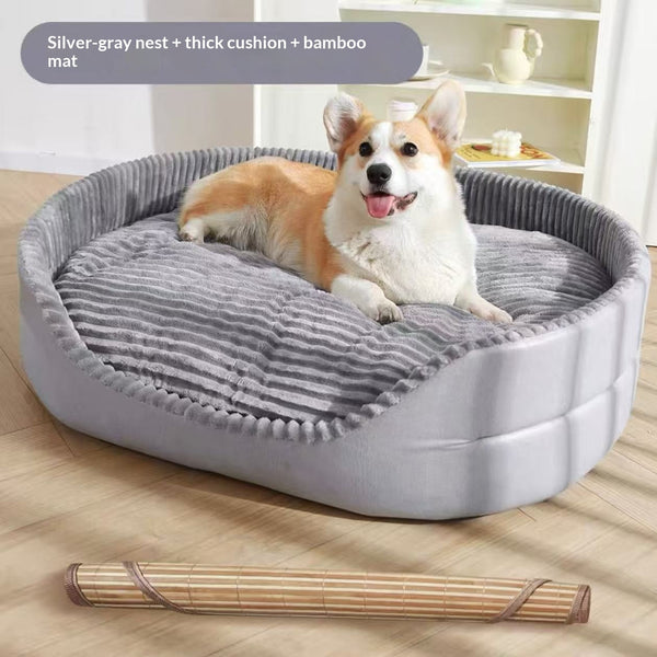 All Season Thickened Dog Bed for Home Comfort