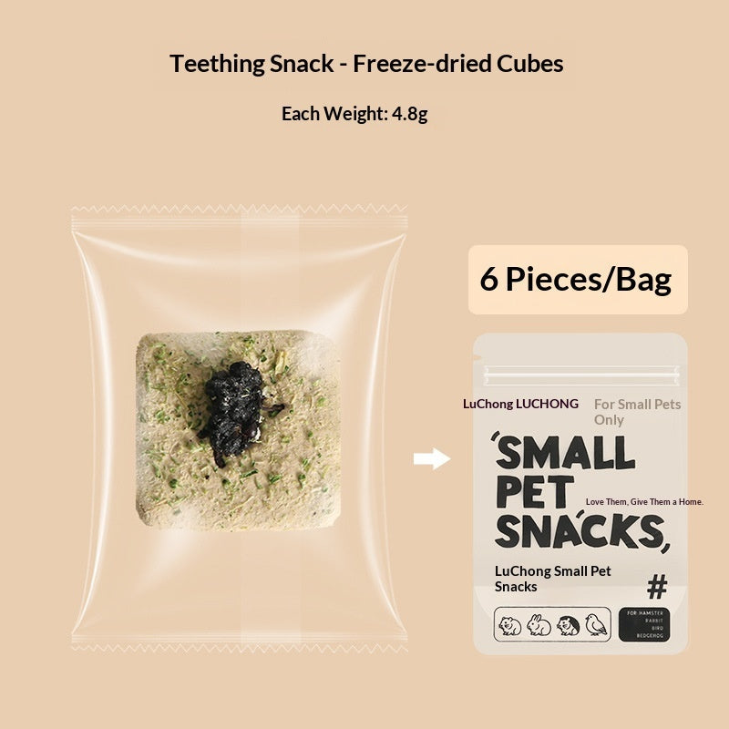 Freeze-Dried Cranberry Rose Cat Treats Crunchy Biscuits Snacks
