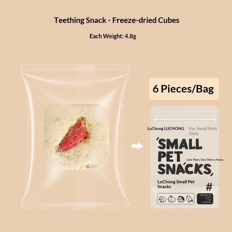 Freeze-Dried Cranberry Rose Cat Treats Crunchy Biscuits Snacks