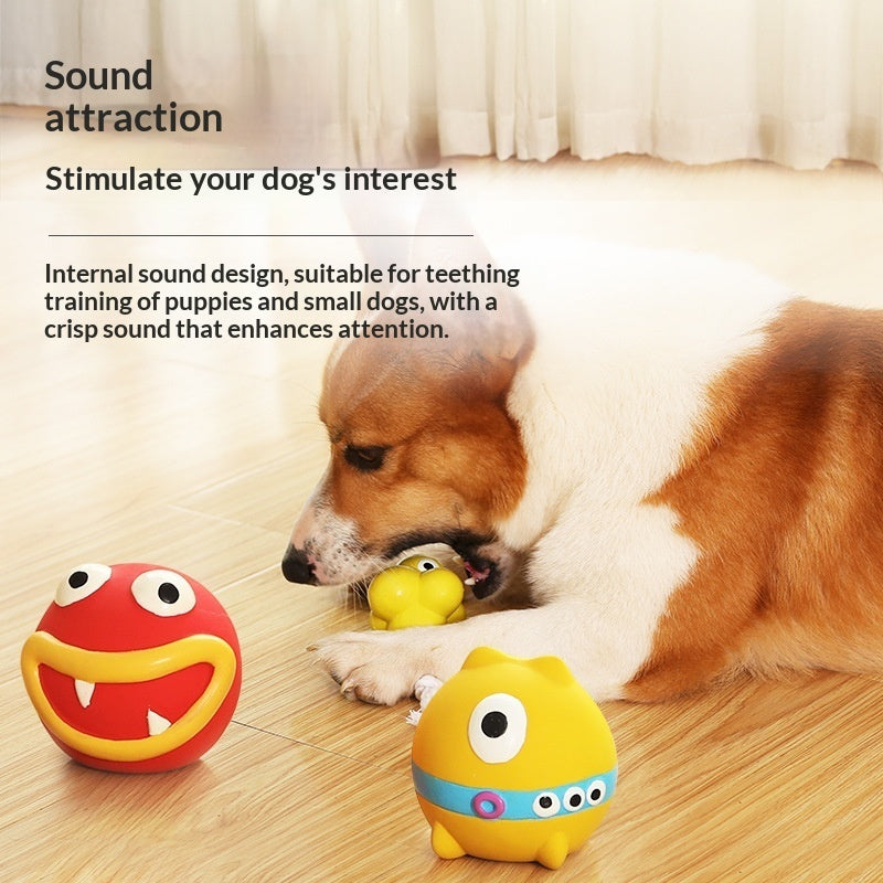 Durable Natural Latex Chew Resistant Pet Squeaky Toy