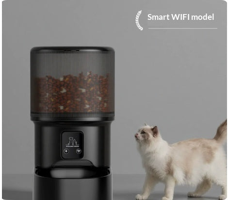 Smart Pet Feeder with Timed Feeding Remote Voice Control System