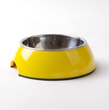 Stainless Steel Melamine Pet Feeding Bowl Tableware Set