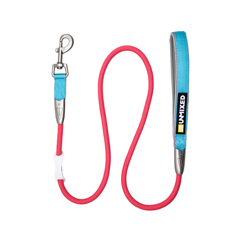 Contrast Color Pet Harness Leash Chest Back Collar Set