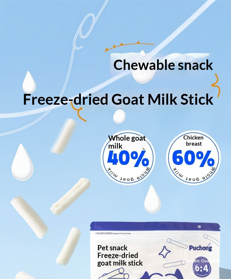 Chicken Goat Milk Stick Packaged Cat Treats Snacks