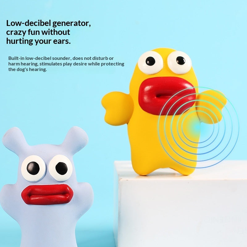 Durable Natural Latex Chew Resistant Pet Squeaky Toy