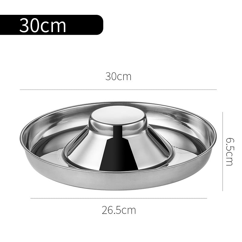 Stainless Steel Puppy Weaning Feeding Bowl Multi Pet Dish Set
