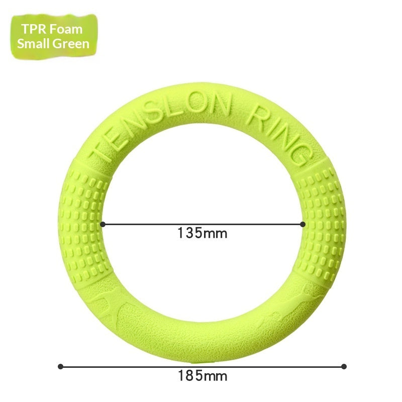 Bite Resistant Soft Pull Ring Flying Disc Dog Training Toy