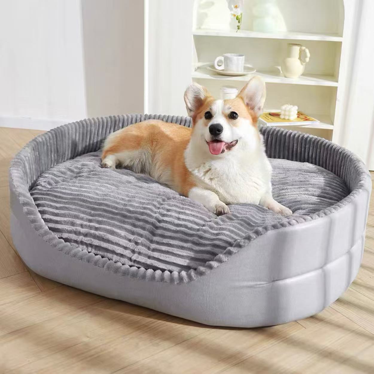 All Season Thickened Dog Bed for Home Comfort