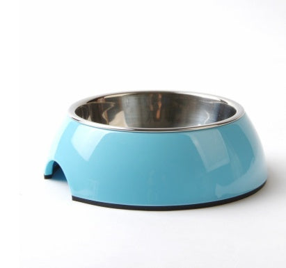 Stainless Steel Melamine Pet Feeding Bowl Tableware Set