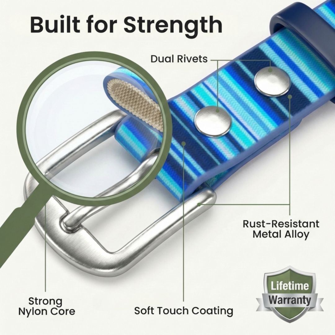 Waterproof Washable Stink-Proof Durable Dog Collar Everyday Wear