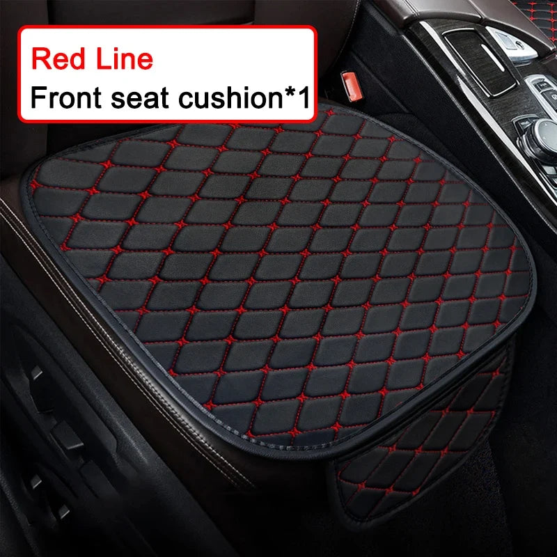 Universal Car Seat Covers Pu Leather Fashion Car Front and rear seat cushions Car Seat Protector Four Seasons Auto Accessories