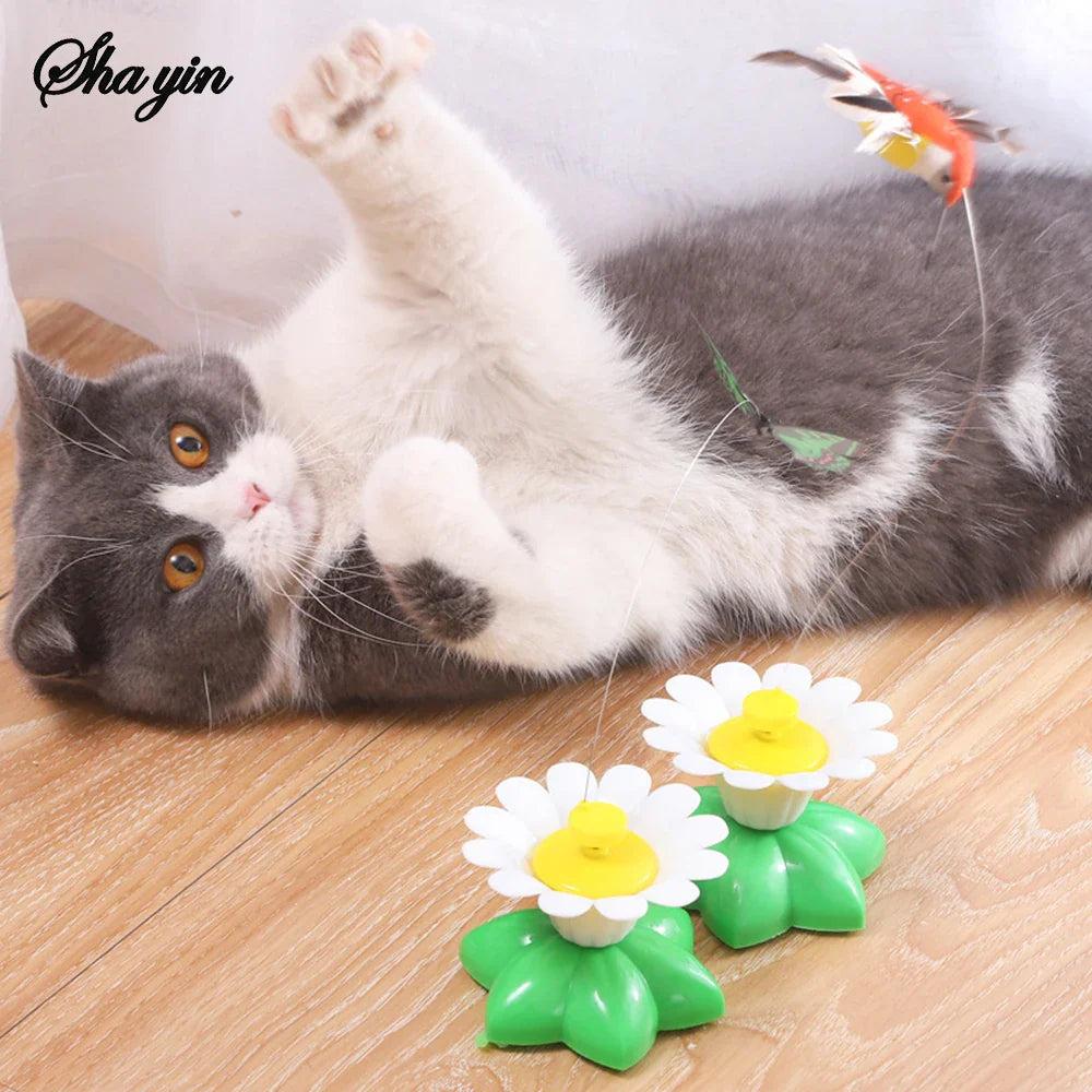 Electric Flying Bird Automatic Interactive Cat Teaser Toy