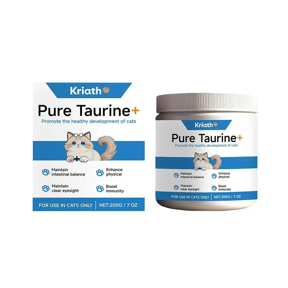 NewTaurine Powder For Cats Kittys Heart-Vision Daily Well-Ness Gentle On Sensitive Stomachs Cat Nutrient Supplement For Cat Food