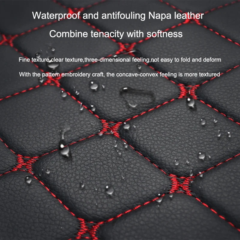 Universal Car Seat Covers Pu Leather Fashion Car Front and rear seat cushions Car Seat Protector Four Seasons Auto Accessories