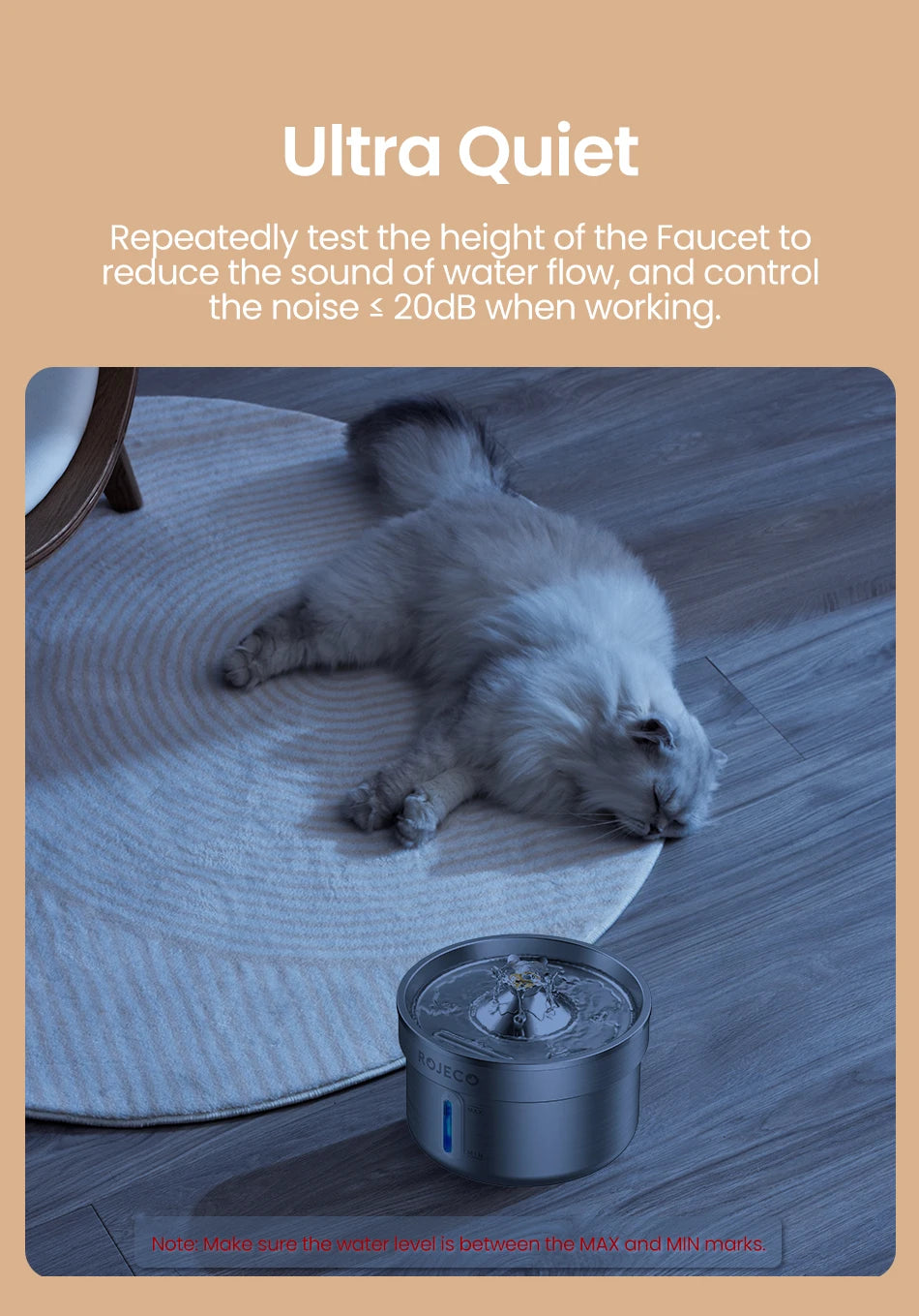 Stainless Steel Pet Drinking Fountain Automatic Cat Water Fountain Smart Pet Water Dispenser for Dog Cat Drinking Supply