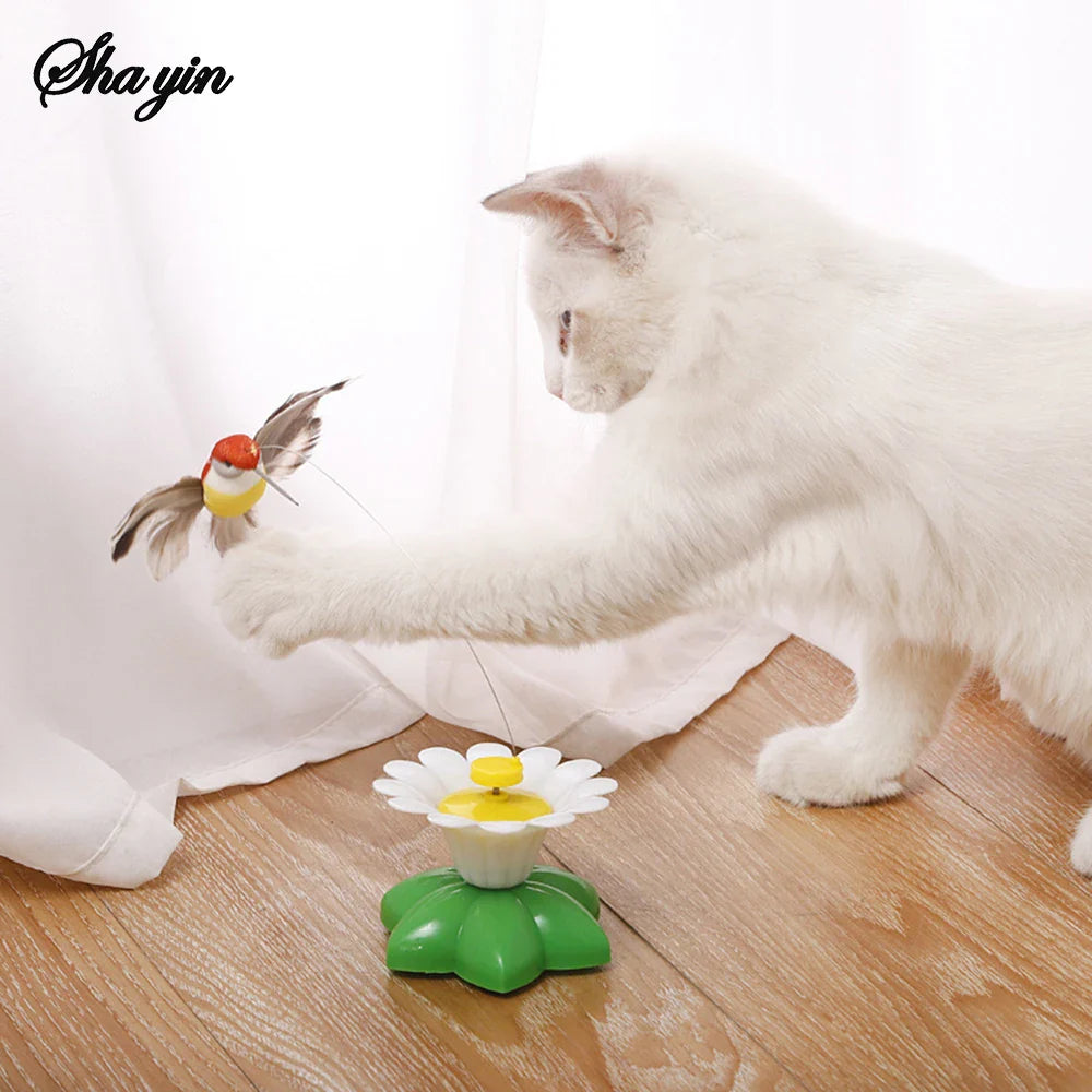Electric Flying Bird Automatic Interactive Cat Teaser Toy