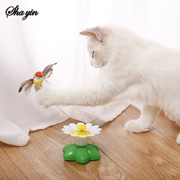 Electric Flying Bird Automatic Interactive Cat Teaser Toy