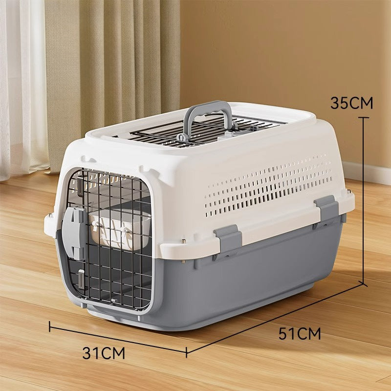 Airline Approved Pet Carrier Crate for Small Dogs Cats Travel