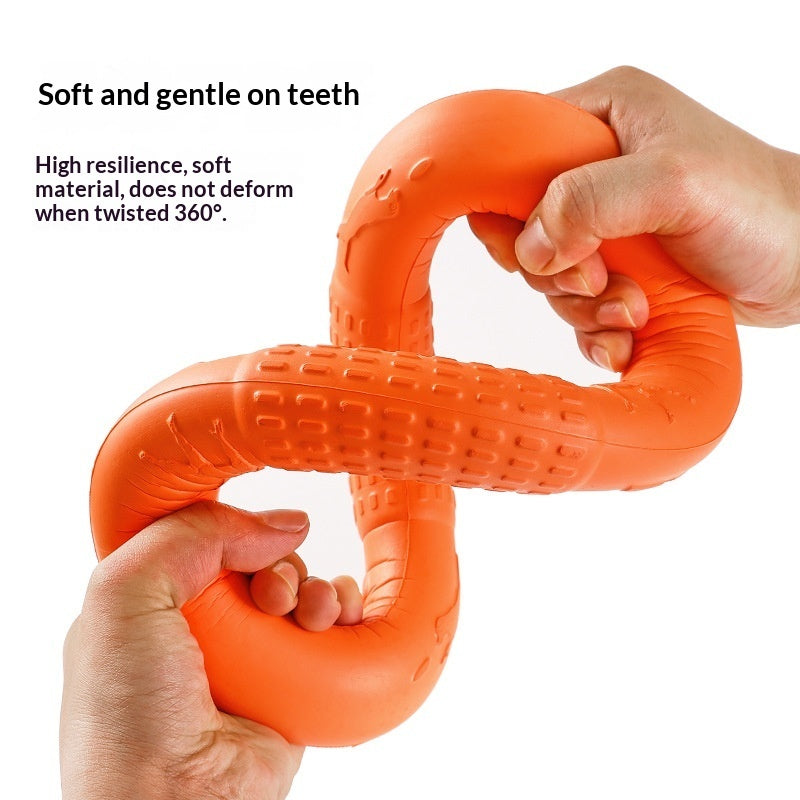 Bite Resistant Soft Pull Ring Flying Disc Dog Training Toy