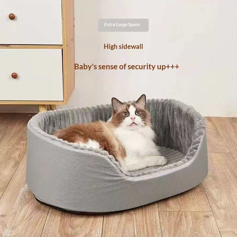 All Season Thickened Dog Bed for Home Comfort