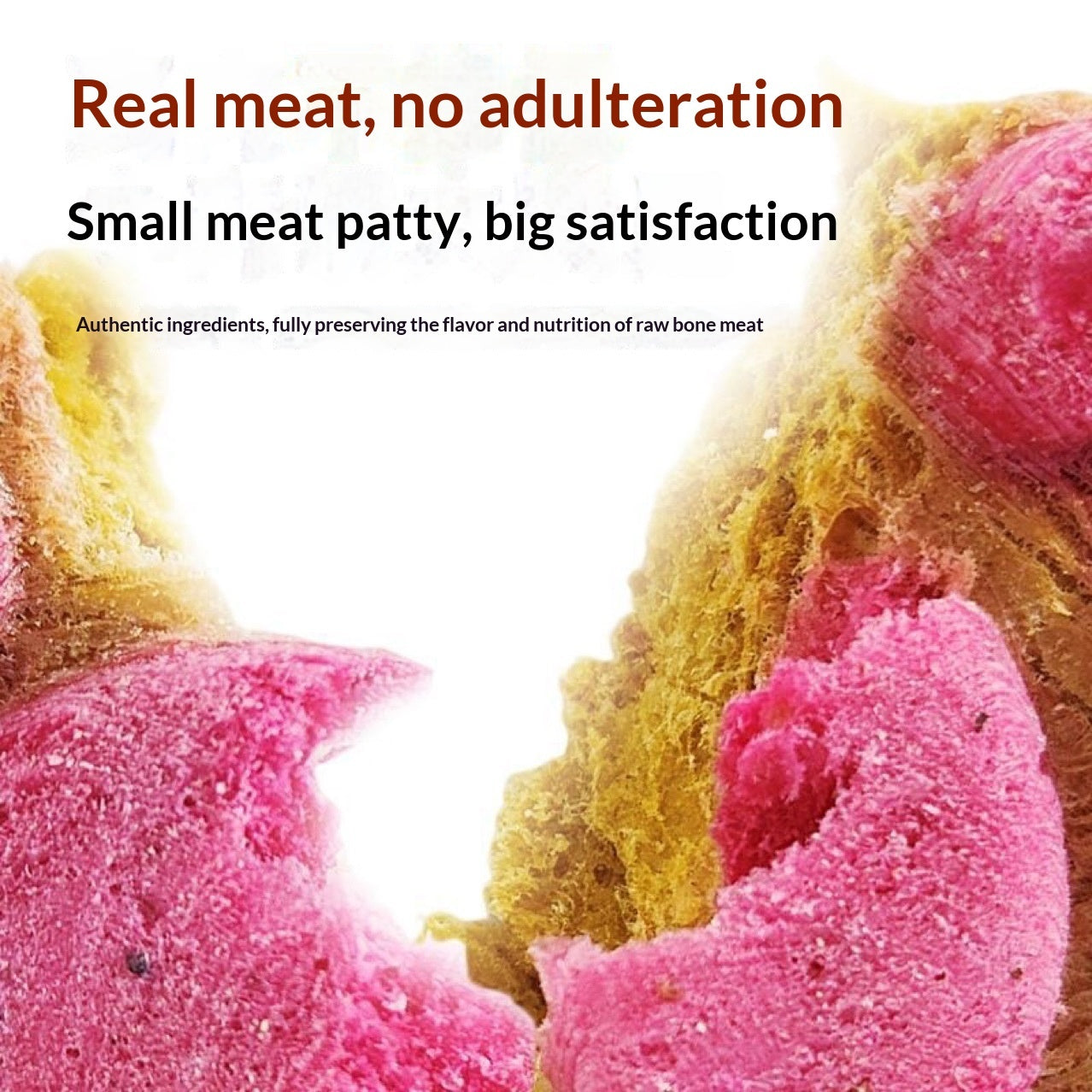 Freeze-Dried Bone Meat Patties Cat Treats Wholesale Pack