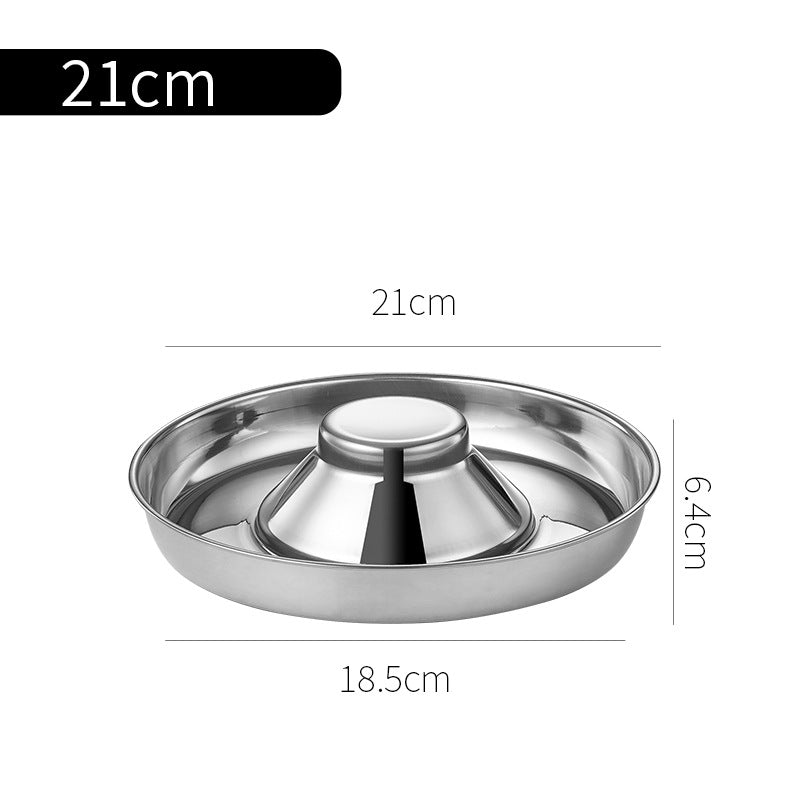 Stainless Steel Puppy Weaning Feeding Bowl Multi Pet Dish Set