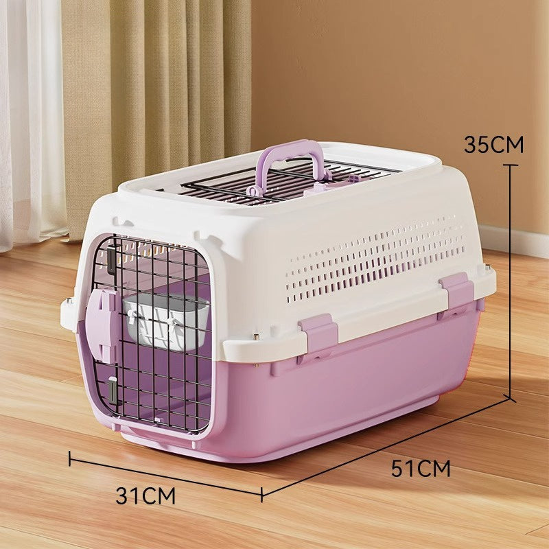 Airline Approved Pet Carrier Crate for Small Dogs Cats Travel