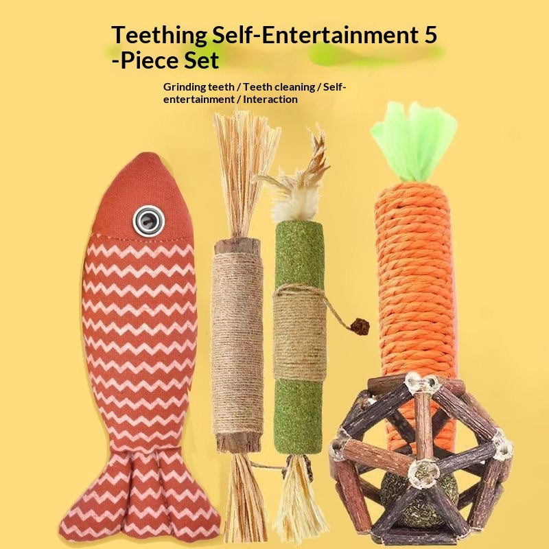 Pet Supplies Cat Toy Gift Set Interactive Play Collection