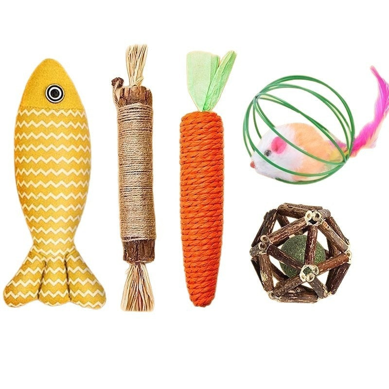 Pet Supplies Cat Toy Gift Set Interactive Play Collection