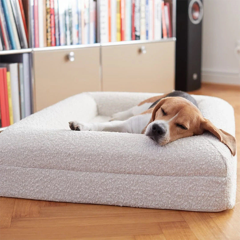 Memory Foam Waterproof Dog Bed with Removable Washable Cover