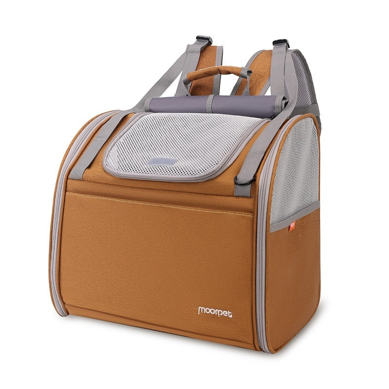 Large Capacity Portable Cat Carrier for Comfortable Travel