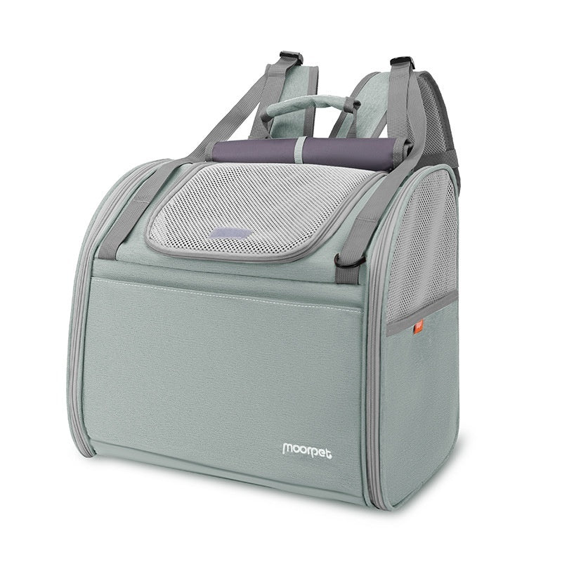 Large Capacity Portable Cat Carrier for Comfortable Travel