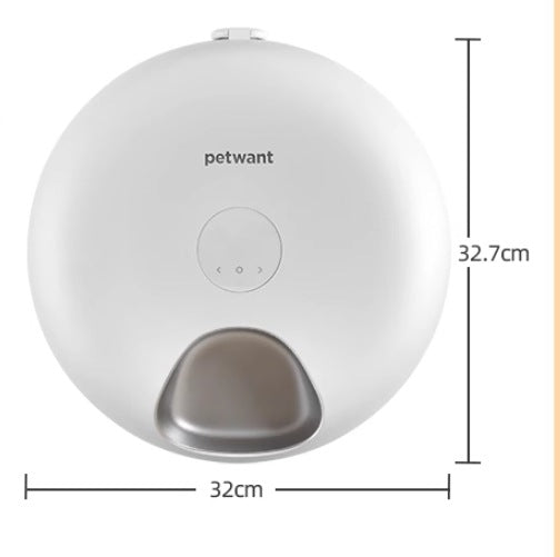 Smart App Remote Automatic Freeze Dried Snack Cat Feeder Device