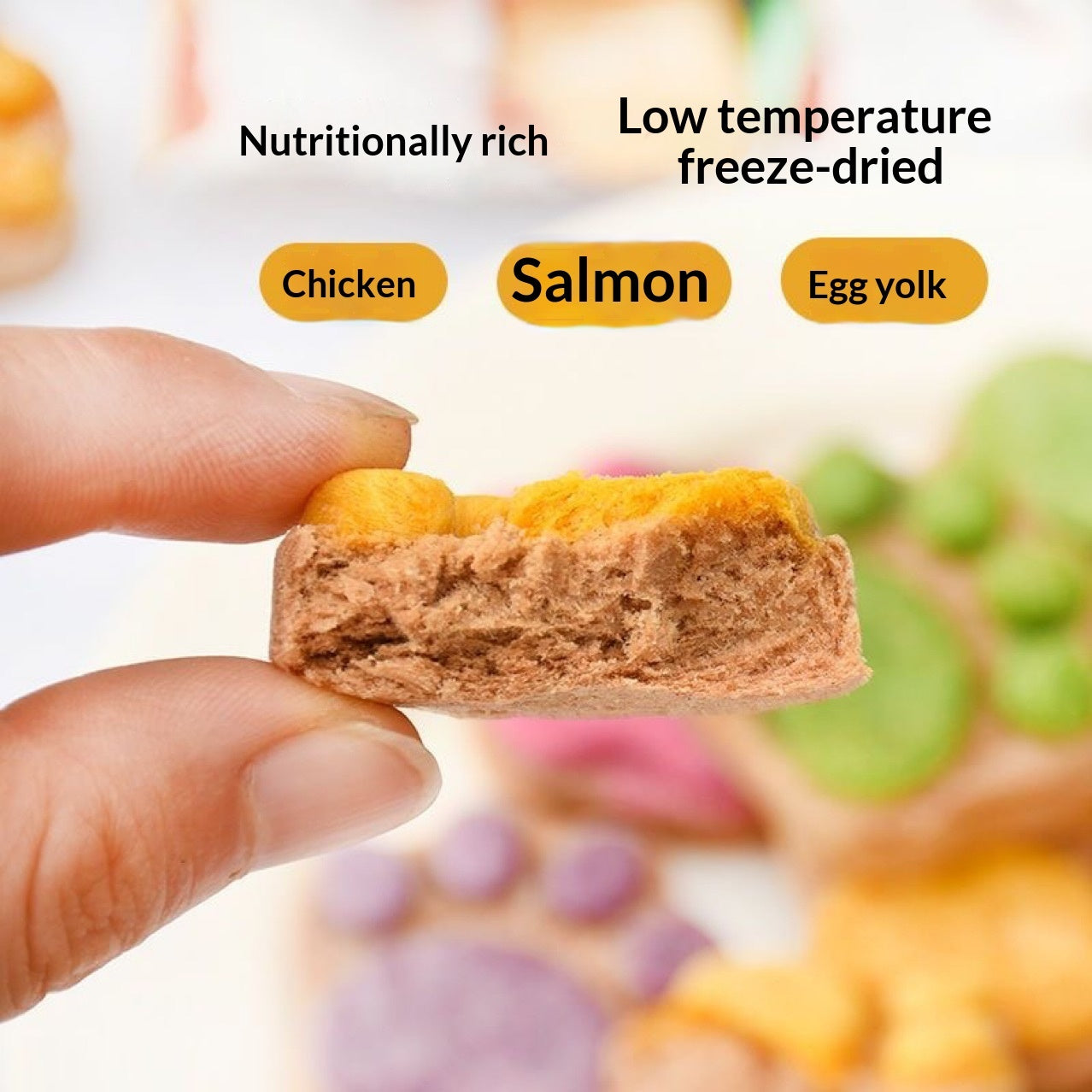 Freeze-Dried Bone Meat Patties Cat Treats Wholesale Pack