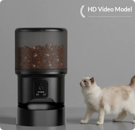 Smart Pet Feeder with Timed Feeding Remote Voice Control System