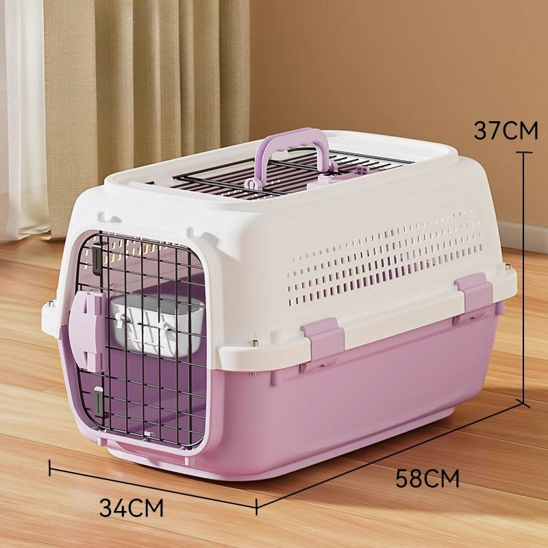 Airline Approved Pet Carrier Crate for Small Dogs Cats Travel