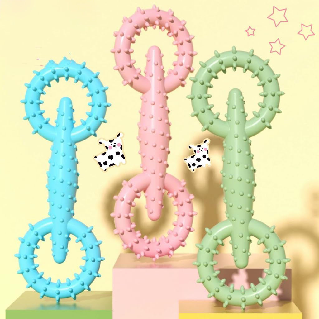 Pet Pull Ring Dog Chew Gnawing Interactive Toy