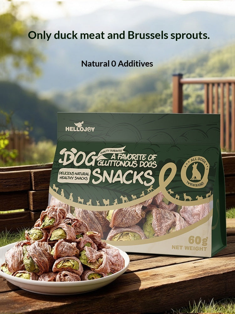 Duck Okra Nutritious Chews Dog Treats Healthy Snacks